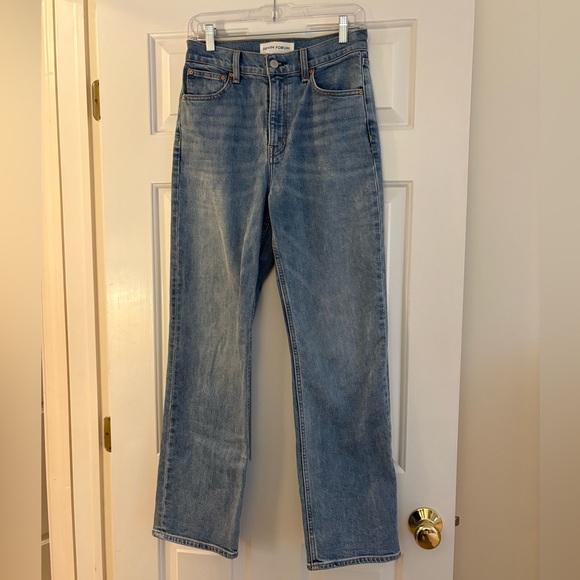 Denim Forum The Arlo High Rise Straight 28L, size 27 - Picture 1 of 6